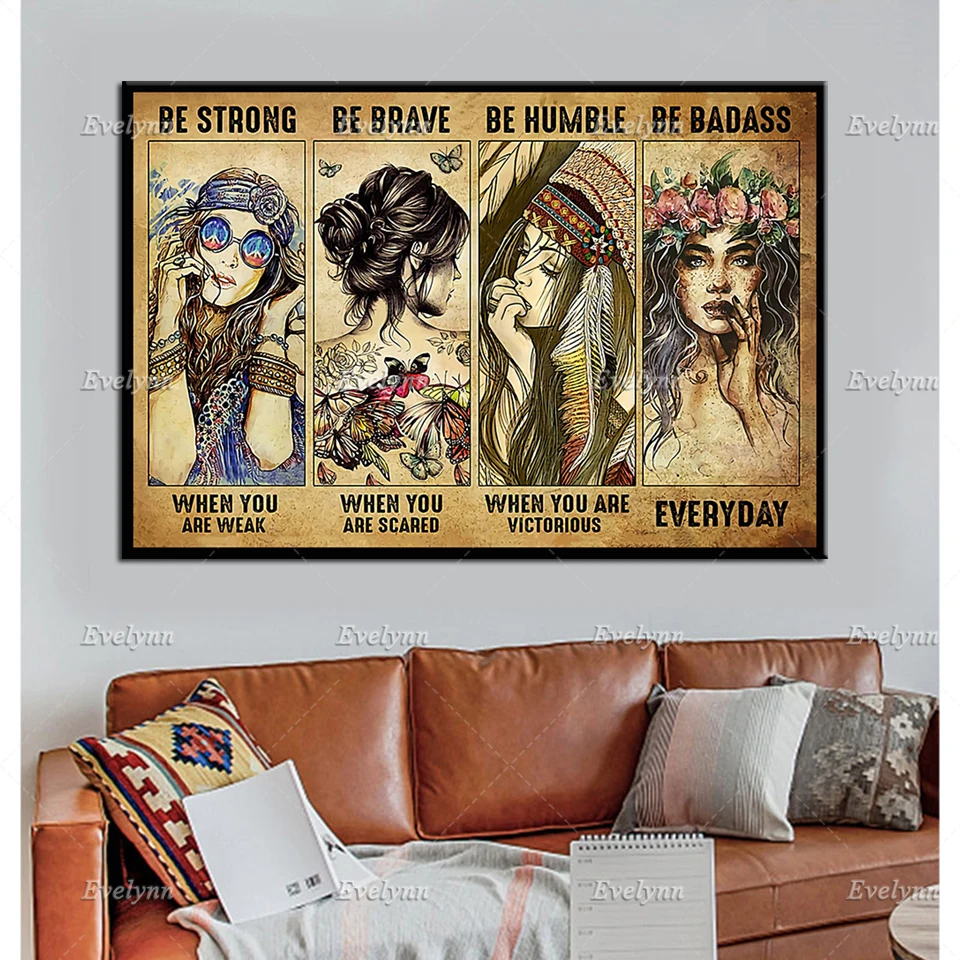 Хиппи девочка | Будьте сильными-будьте смелыми-будьте скромными-быть плохими