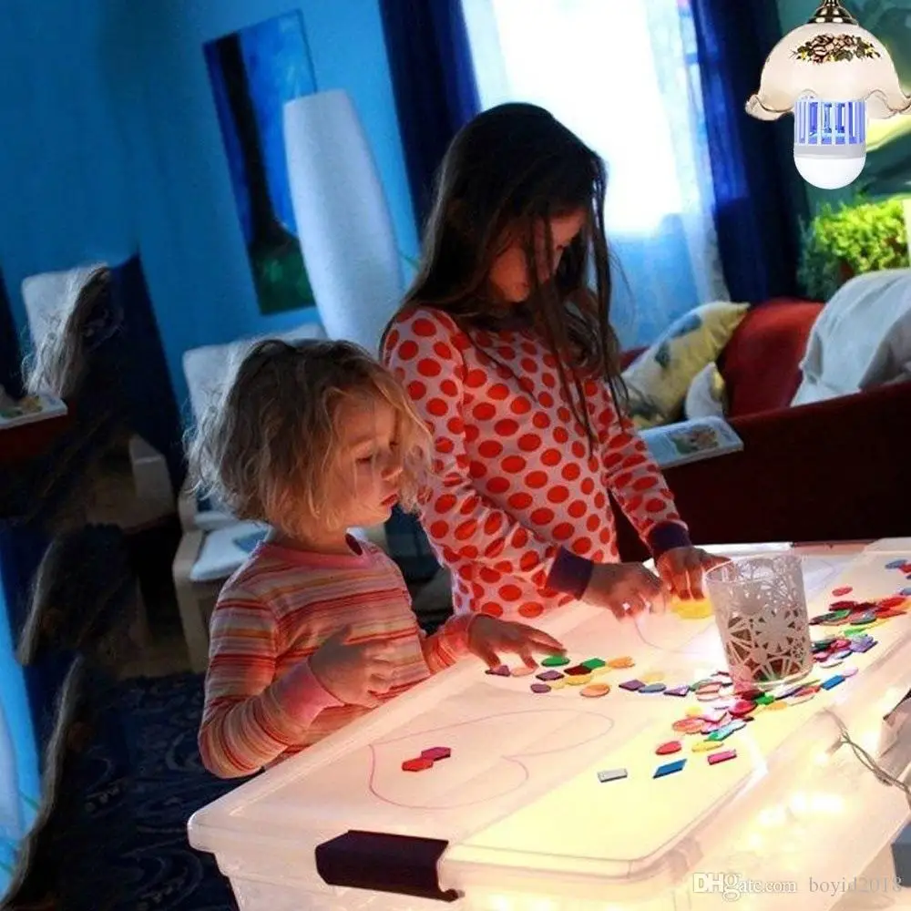 Светодиодная лампа-ловушка для комаров 12 Вт E27 | Освещение