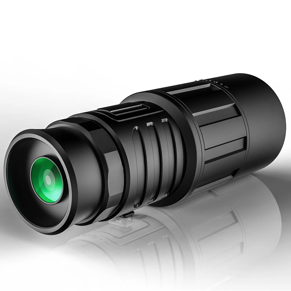 10x40 высококачественный монокуляр с высоким увеличением, мощный телескоп для профессиональной военной, туристической и охотничьей оптики.