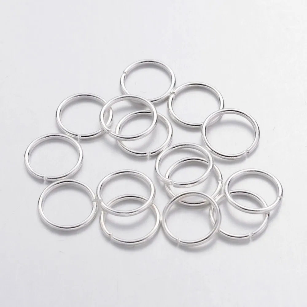 

Соединительные железные кольца, 50 г, близкие, но неспаянные, посеребренные, калибр 20 10x1 мм; Внутренний диаметр: 8 мм; Около 281 шт./50 г