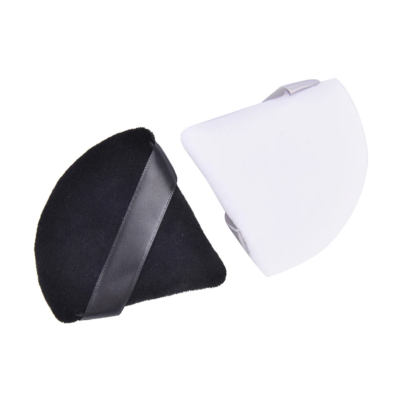 

1/2 Pcs Triangle Velvet Puff Flours Face Makeup Sponge Cosmetics Soft