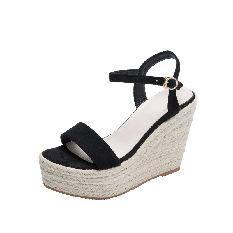 

Wedges Shoes For Women High Heels Sandals Summer Shoes Office Lady Korean Style Chaussures Femme Platform Sandals Plus Size