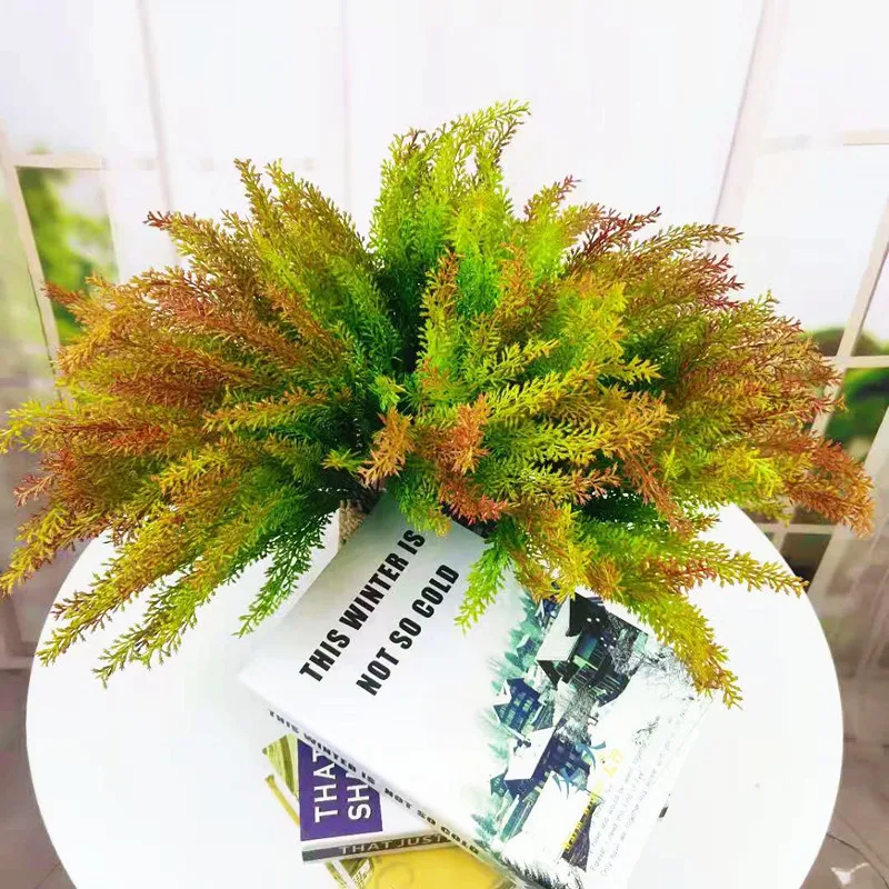 40 см искусственная шалфей трава букет тропических пластиковых редких растений