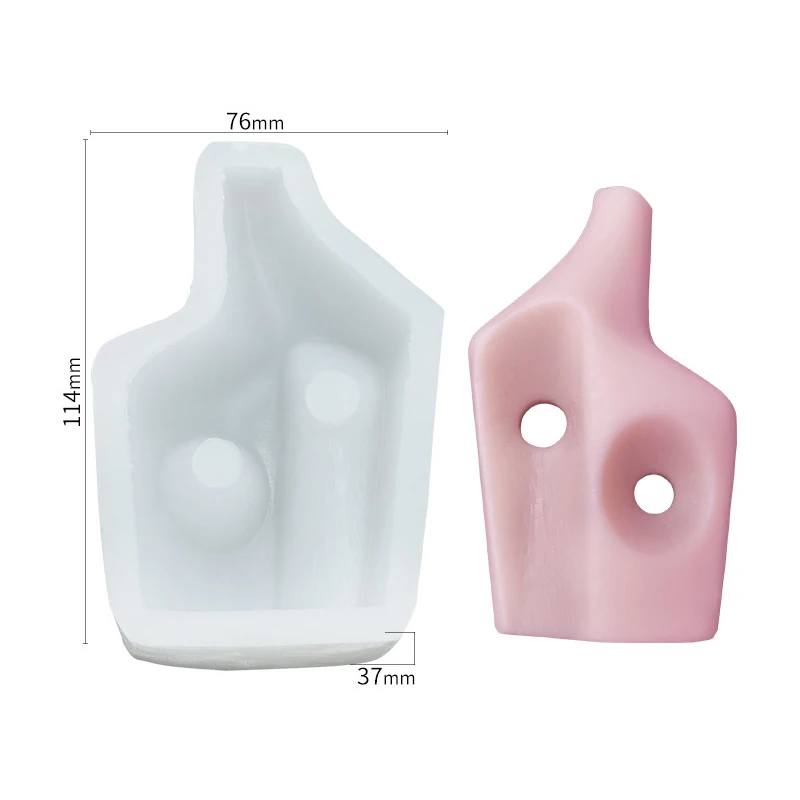

Geometric Bottle Speical Shaped Strip Candle Silicone Mould European Simple Candle Molds Christmas Home Decoration Candle Moulds