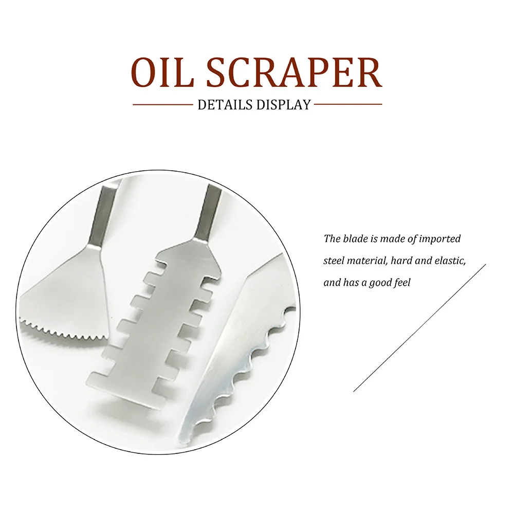 

Oil Painting Scraper Painting Knife New Palette Knife Painting Texture Scraper Special-Shaped Oil Painting Knife High Quality