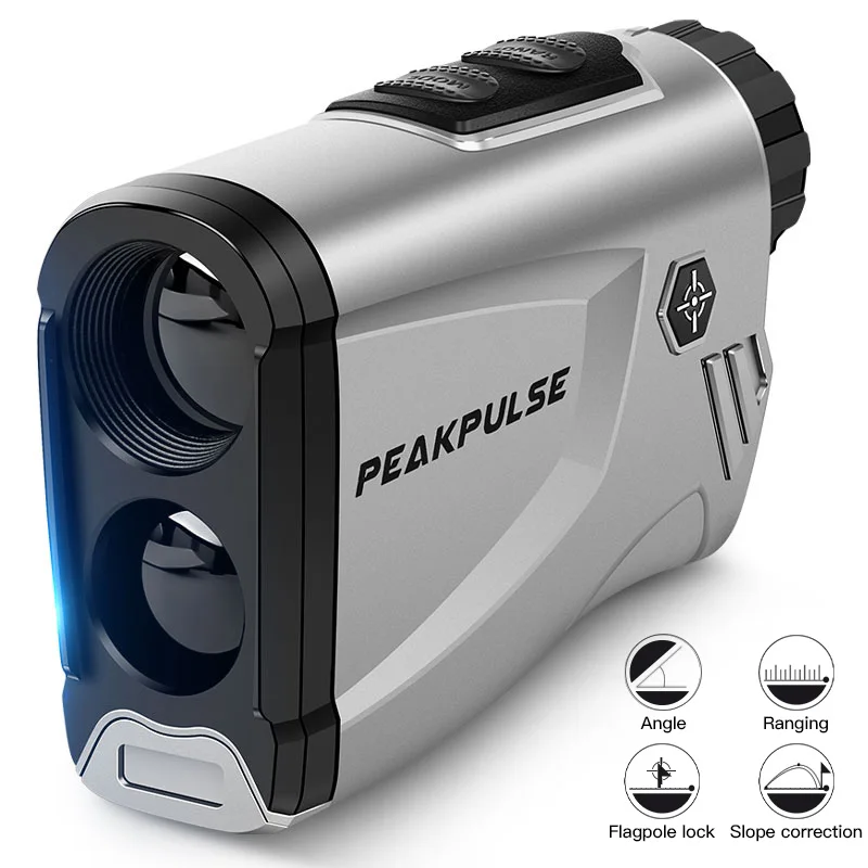 Лазерный дальномер PEAKPULSE для гольфа 600 м телескоп с замком флага/коррекцией