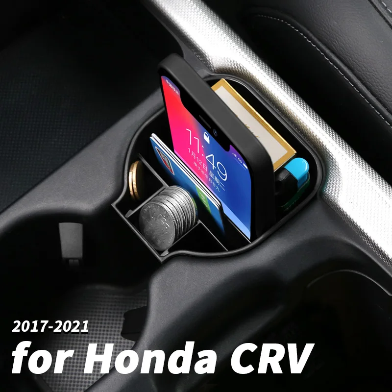 For Honda CRV CR-V 2017-2021 central control cup holder storage box coin holder special water cup storage box storage debri