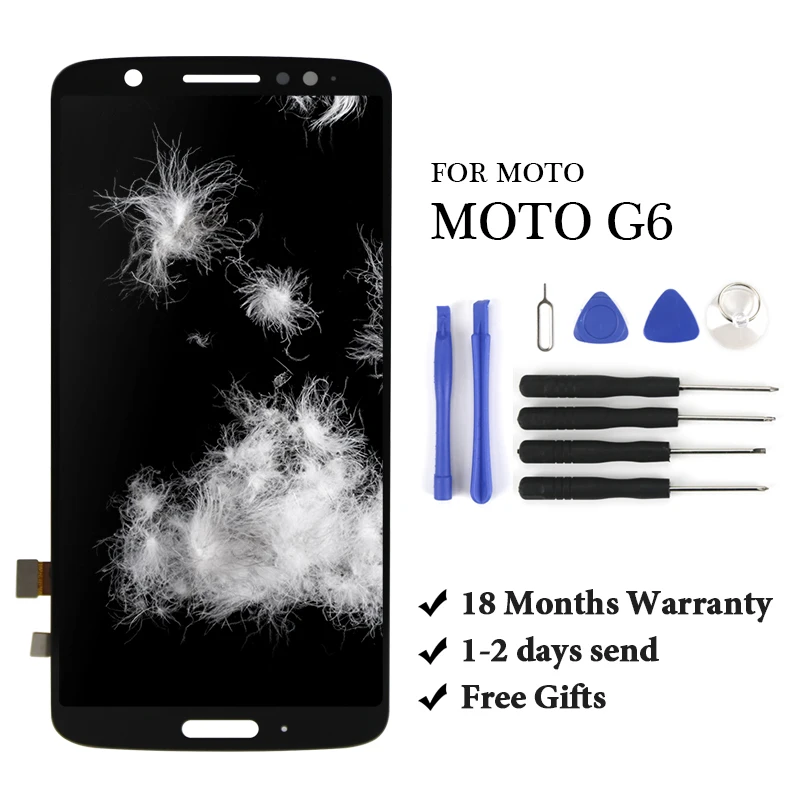 Для Motorola Moto G6 LCD Xt1925 XT1925 3 Lcd экран дисплей с сенсорным стеклом дигитайзер передняя