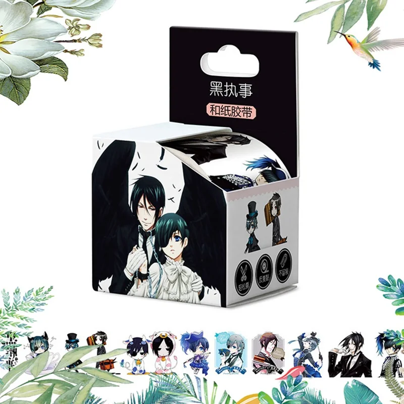 

4cm*4m Anime Demon Slayer Kimetsu No Yaiba Washi Tape Cartoon Adhesive Tape DIY Scrapbooking Sticker