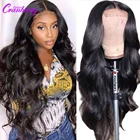 Парик из натуральных волос, бразильские волнистые волосы, парики для чернокожих женщин, парик с застежкой на сетке 4x4, предварительно заправленные волосы