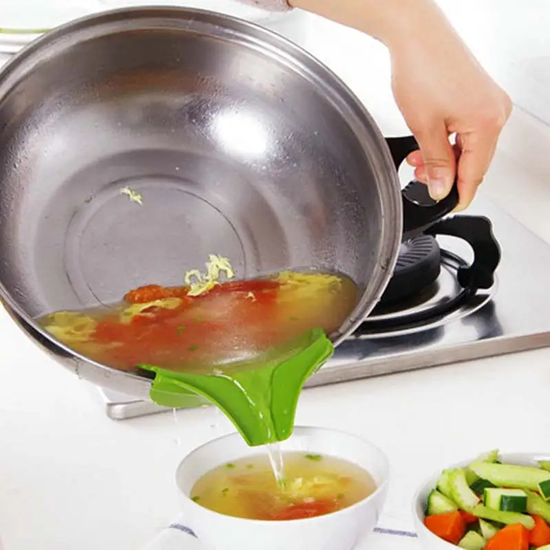 Силиконовые антиразливные сливные поддоны с круглым ободом дефлектор жидкий суп