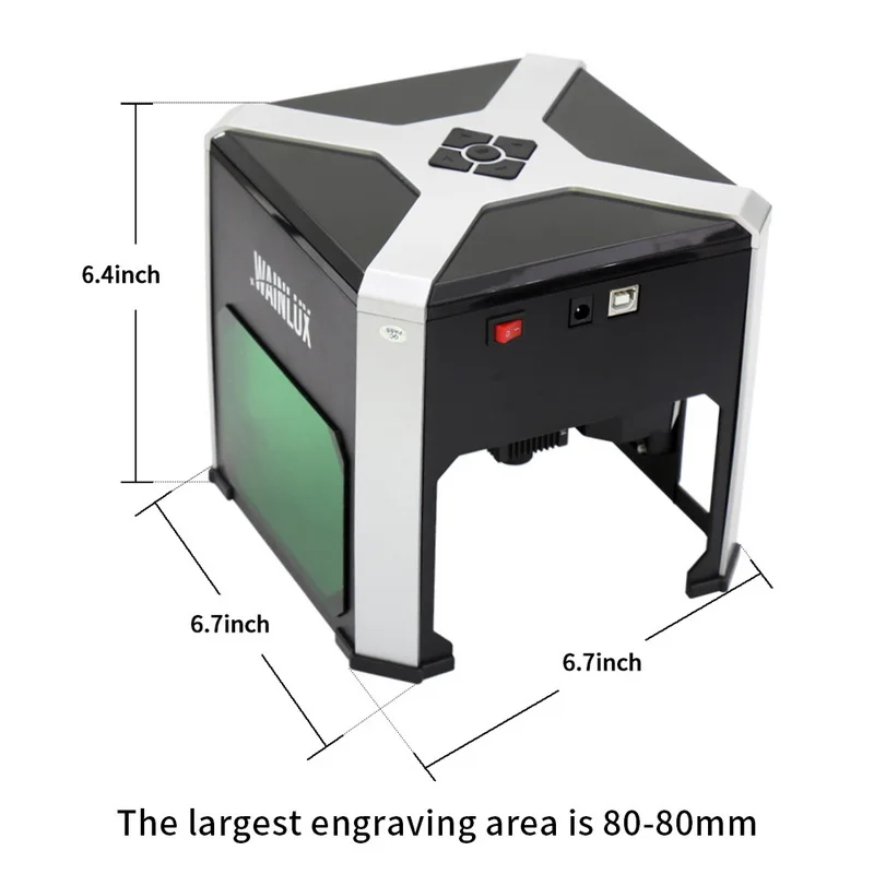 

3000mw Mini CNC Machine Desktop Laser Engraver 3w CNC Carving Machine DIY Printer Cutter Woodworking Engraving Laser pro machin