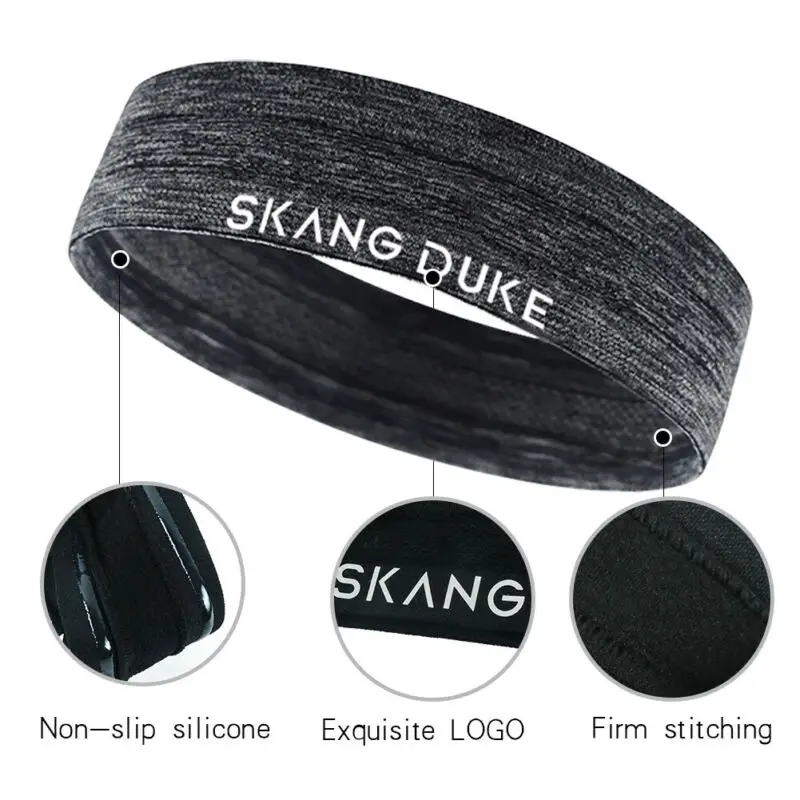 Мужской и женский спортивный абсорбирующий обруч для волос езды на велосипеде