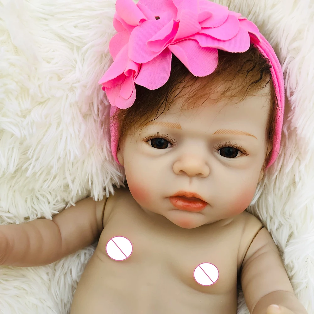 22 дюйма кукла Bebe Reborn baby Girl настоящая полноразмерная силиконовая виниловая Кукла