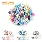 10 шт., силиконовые бусины в виде Микки Мауса