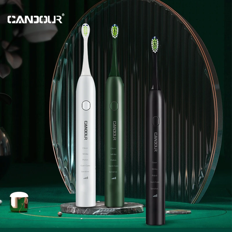 CANDOUR CD 5133 Sonic электрическая зубная щетка перезаряжаемая Автоматическая с 8 шт.