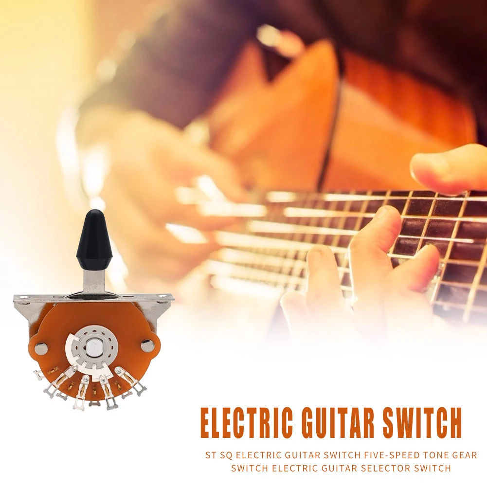 

Электрогитары распределительный щит на 5 тон переключатель аксессуары для любителей музыки игры для ST кв музыкальный сменный прибор Запчас...