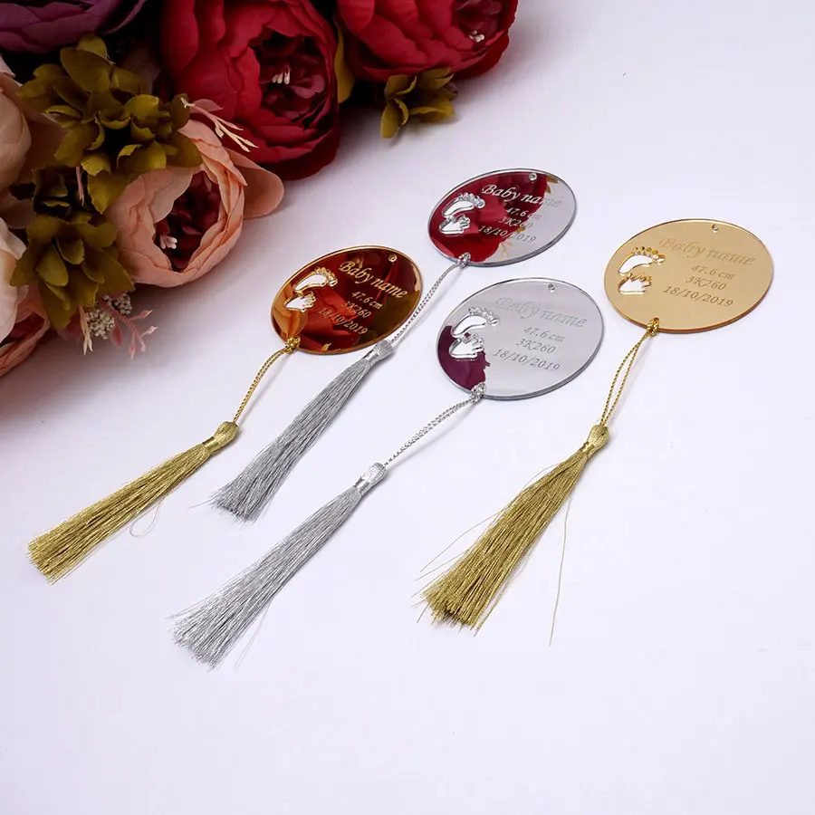 20 шт. круглые этикетки для новорожденных 6 см|Сувениры вечеринок| |