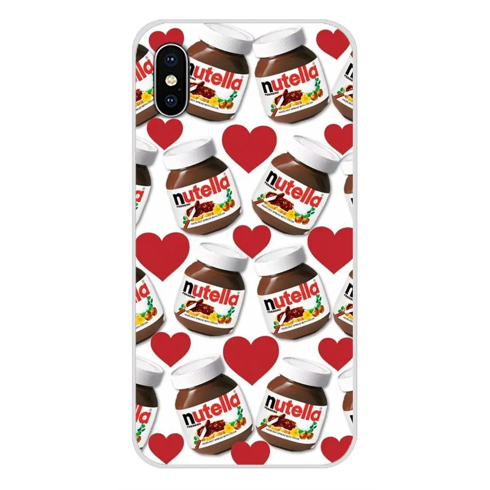 Transparent Soft Case Chocolate Food Tumblr Nutella For Xiaomi Mi4 Mi5 Mi5S Mi6 Mi A1 A2 5X 6X 8 9 Lite SE Pro Max Mix 2 3 2S on - Прозрачный мягкий чехол для смартфона Xiaomi Mi4 Mi5 Mi5S Mi6 Mi A1 A2 5X 6X 8 9 Lite SE Pro Max Mix 2 3 2S с изображением ш