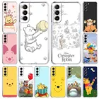 Прозрачный чехол для Samsung Galaxy S20 FE S21 Ultra S10 S9 Plus, мягкий прозрачный чехол с милым рисунком Винни-Пуха, тигра, поросенка, роскошный чехол