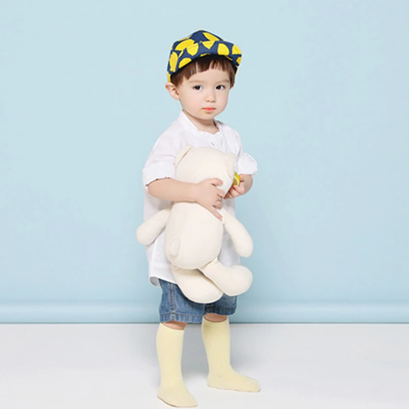 

New Kids Baby Baseball Caps Korean Version Soft Rim Hat Fruit Print Lemon Boy Girl Hip-Hop Cap Casual Children Snapback Hats