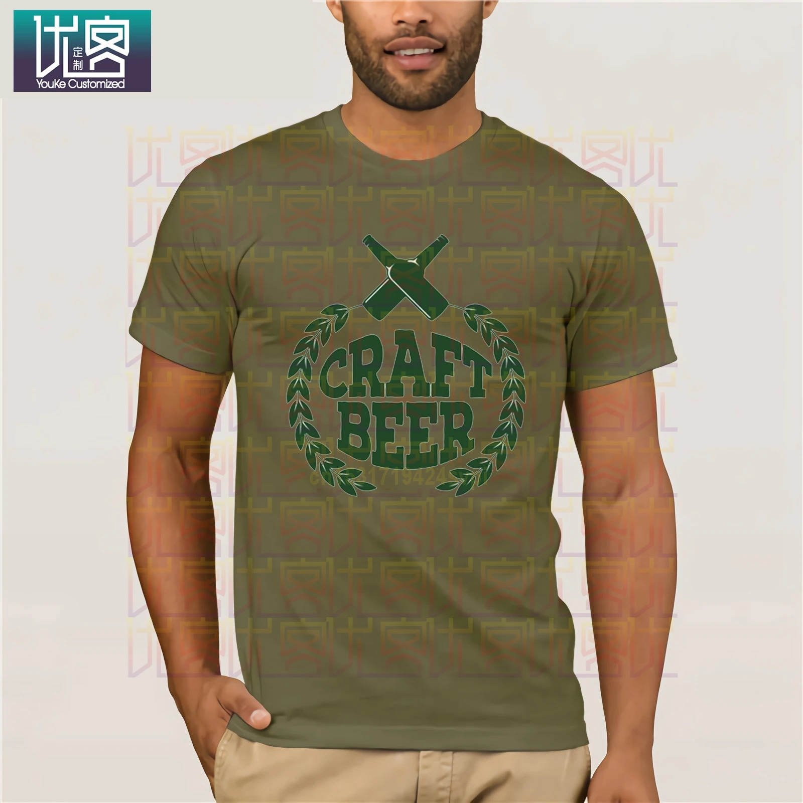 

Metal t shirts Hops Beer Craft Beer Bottles Logo microbrew Home Brew IPA Pale Ale Beer Graphic shirts customized t shirt