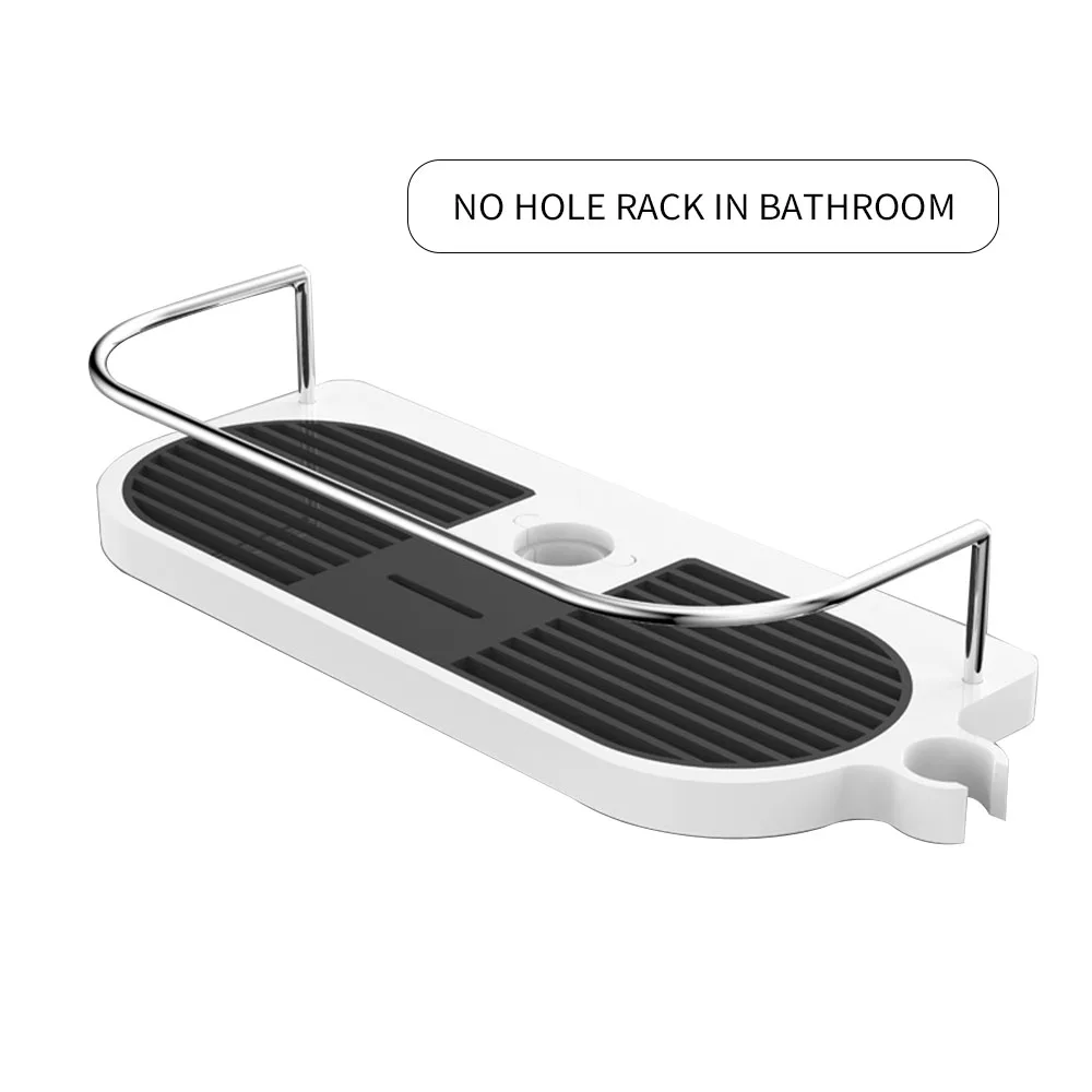 Ванная комната душевая Полка Caddy Органайзер нет держатель сверла с Насадки для