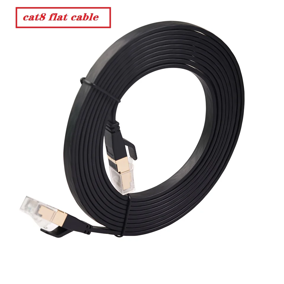 CAT6 cat7 cat8 Ethernet Cable RJ45 Lan Network Cable  High Speed Patch Cord for Modem Router Cable images - 6