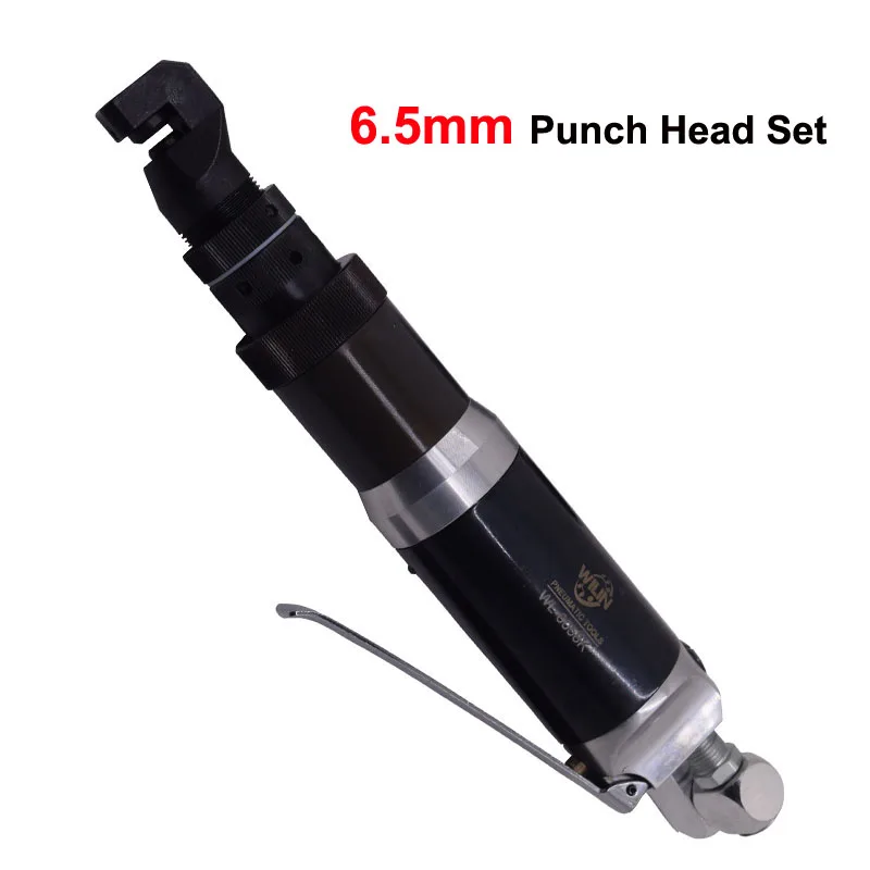 6.5mm Punch Head Set Промышленный Воздушный Пробивной фланец инструмент пневматический 4 мм 5 мм 6,5 мм 8 мм Дырокол знак пробивки металла складные машины листового металла - Цвет: 6.5mm Punch Head Set