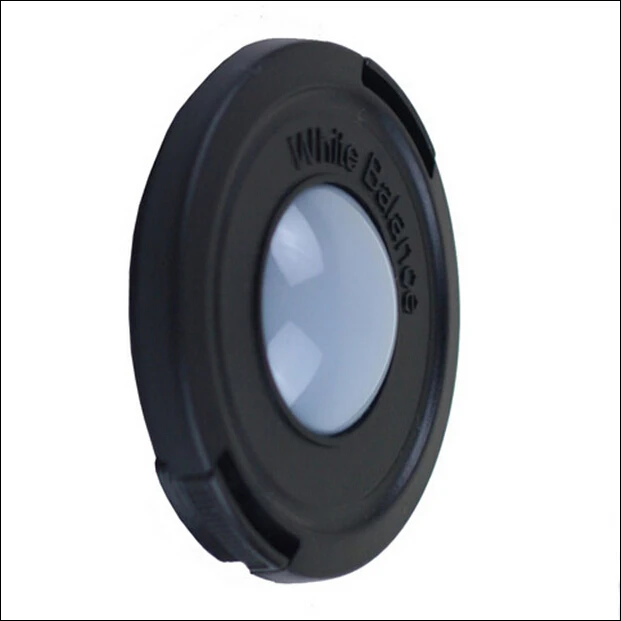 

55 58 72 mm 2 in 1 White Balance WB Front Lens Cap cover for canon nikon fuji sony olympus pentax camera
