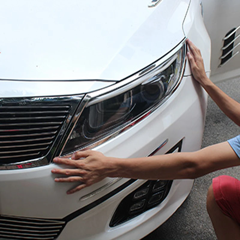 Для Kia Optima K5 2014 2015 ABS хромированный передний и задний светильник s крышка лампы