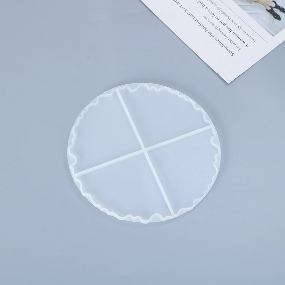 

1set DIY Coaster Silicone Resin Mold Tools UV Epoxy Resin Casting Mould Jewelry Finding Making Tools Kit Home Decoration Crafts