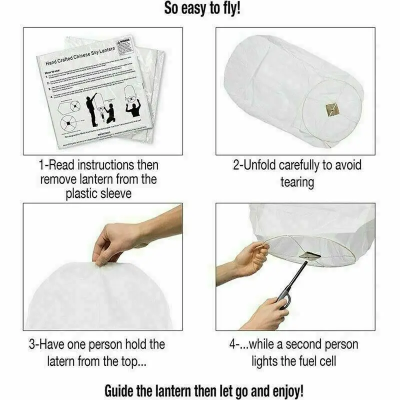 10 шт. бумага для украшения на Рождество Летающие фонарики желаний летающие свечи