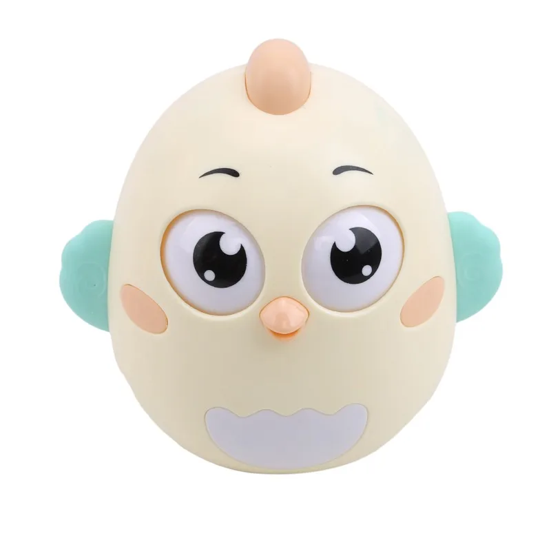 

Cute Baby Toys Nodding Moving Eyes Owl Doll ABS Baby Rattles Gifts Baby Roly-poly Tumbler Toy With Bell Toys For Children