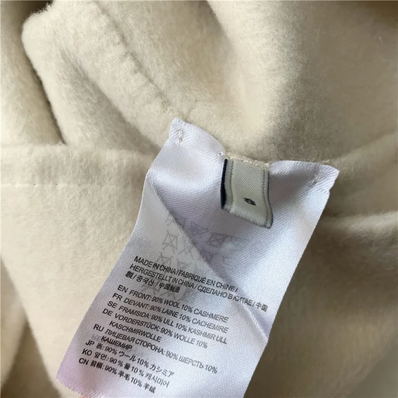 2019 Elegant Winter White Cashmere Sweaters Pullovers For Women Runway Long Sleeve Female Knitted Sweater Jumper Clothes | Женская