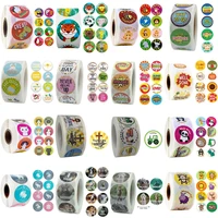 19types reward stickers encourage labels roll for kids motivational sticker with cute animals for children students teachers
