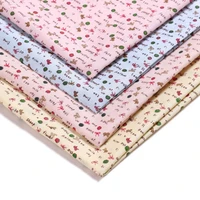 150x100cm cotton super dense printing soft thin floral sewing fabrics of making home textile dress handmade design cloth