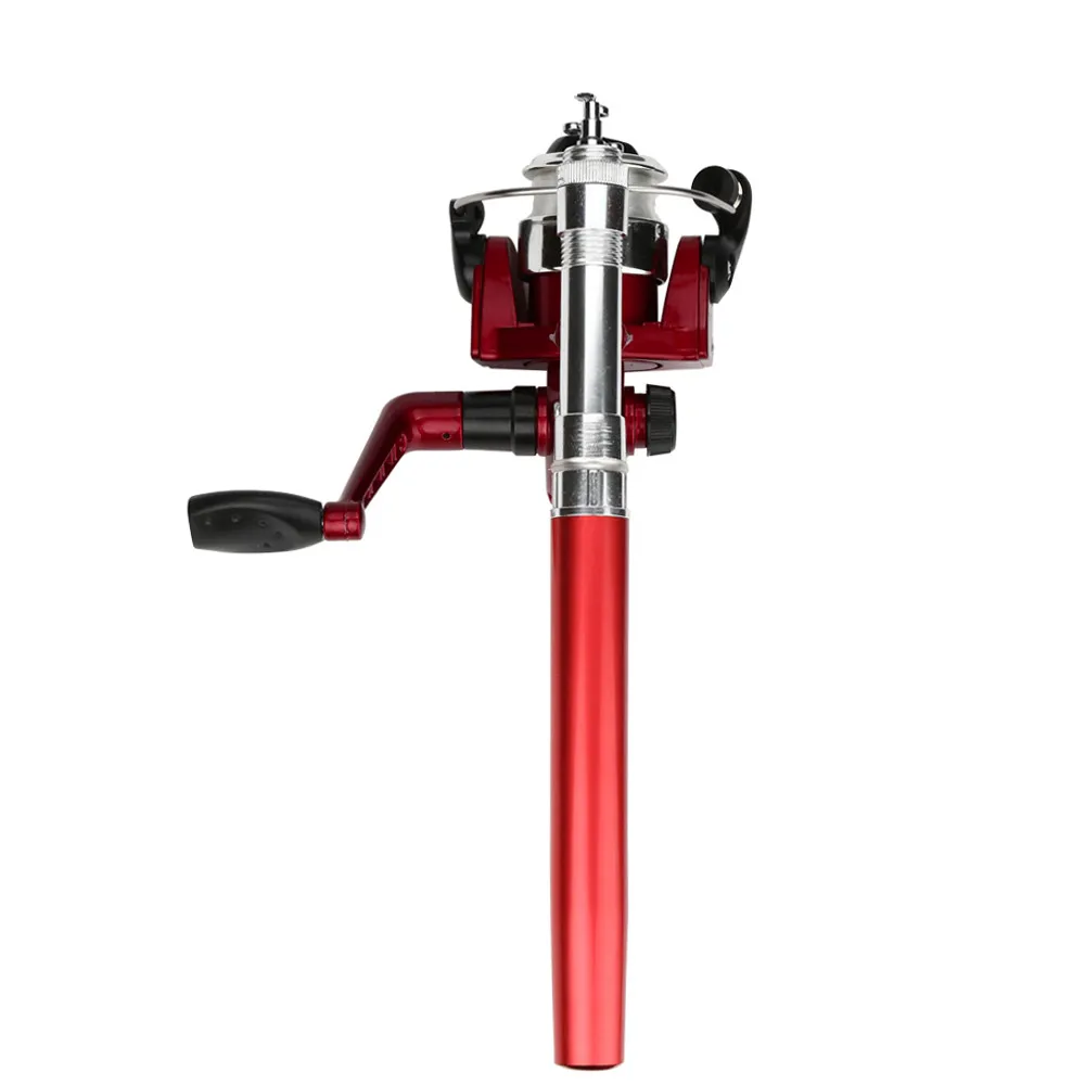 Телескопическая удочка портативная спиннинговая мини Портативная карманная