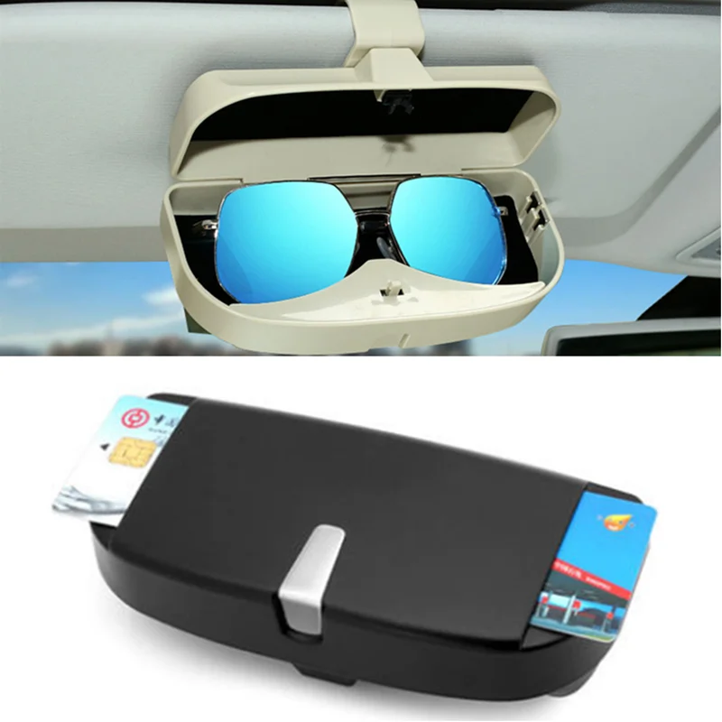 

Universal Car styling sun glasses case box for Land Rover LR4 LR3 LR2 Range Rover Evoque Defender Discovery Freelander