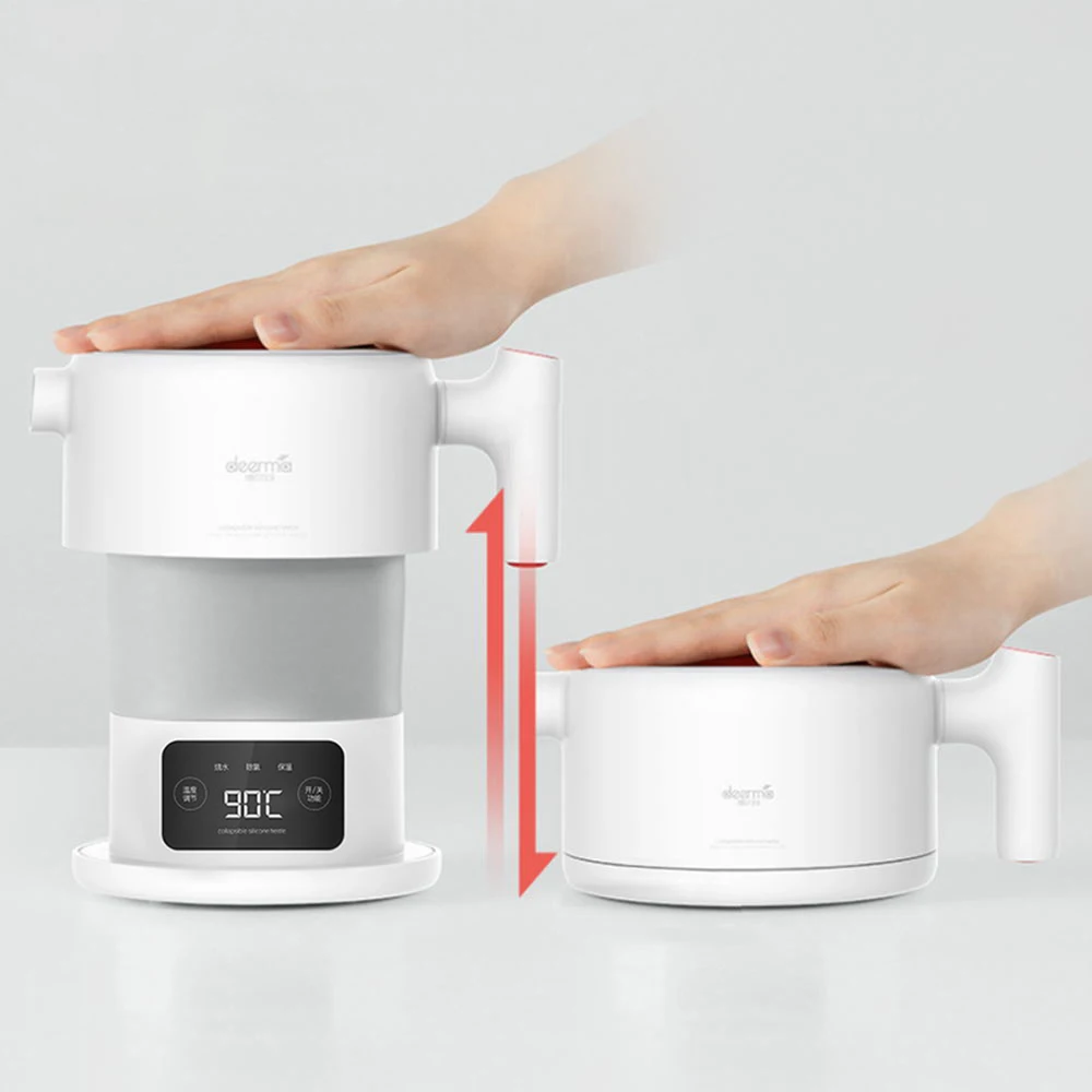 

Электрочайник Youpin Deerma, складной мини-чайник из нержавеющей стали с функцией автоматического отключения питания, 0,6 л, с мгновенным нагревом