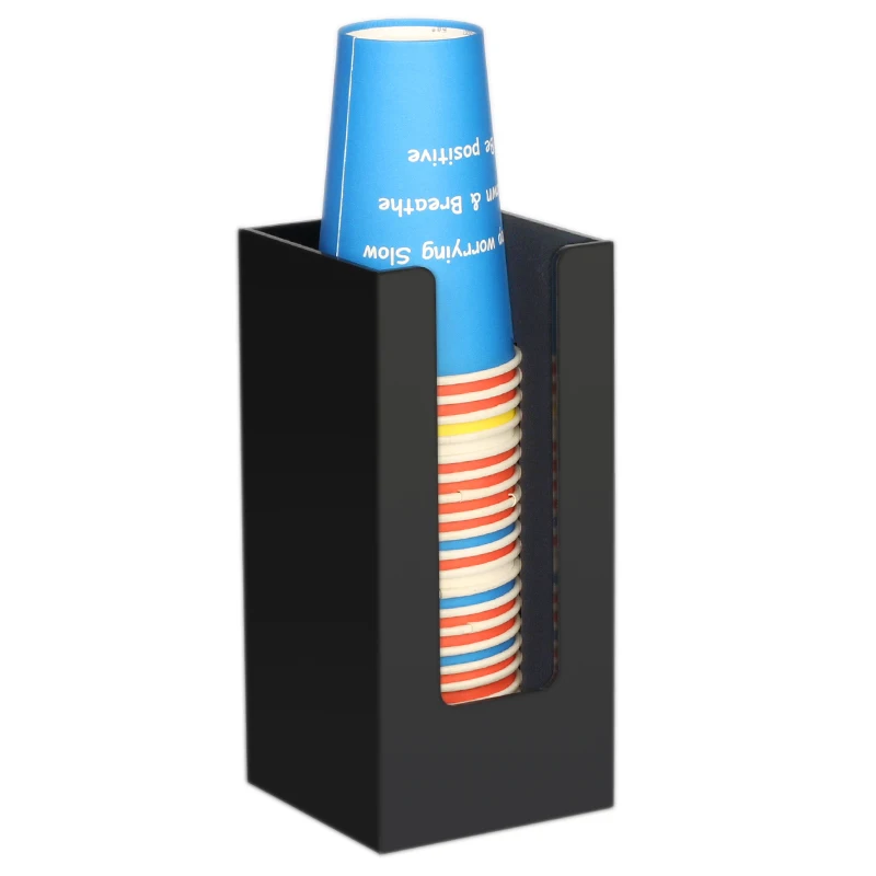 U образная дизайнерская полка для бумажных стаканчиков магазина молочного чая