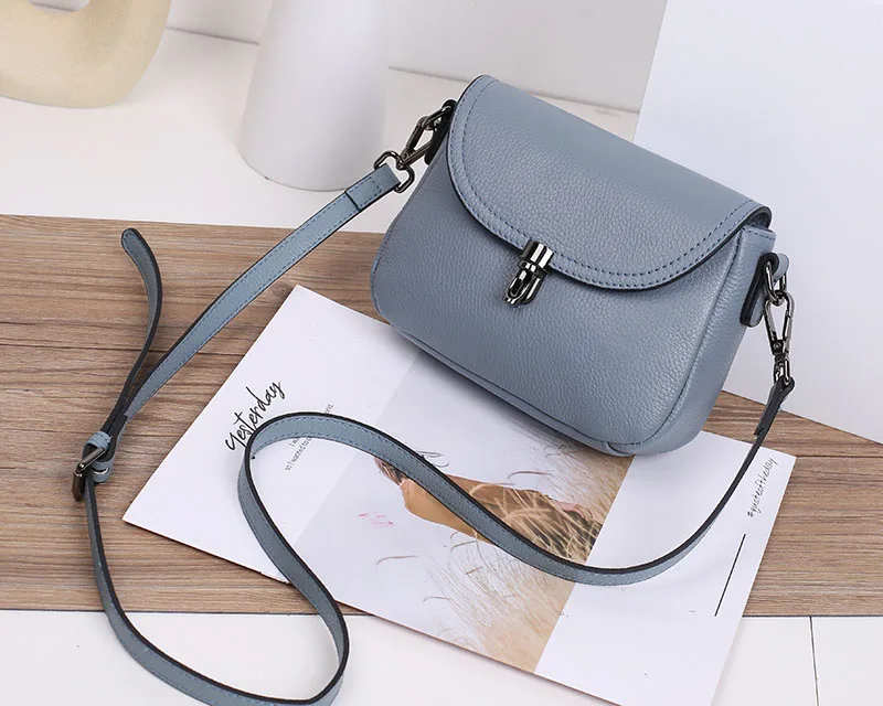 Quality Genuine Leather Handbags For Women Lady's Shoulder Crossbody Messenger Bags Female Bag Luxury Brand Designer | Багаж и сумки