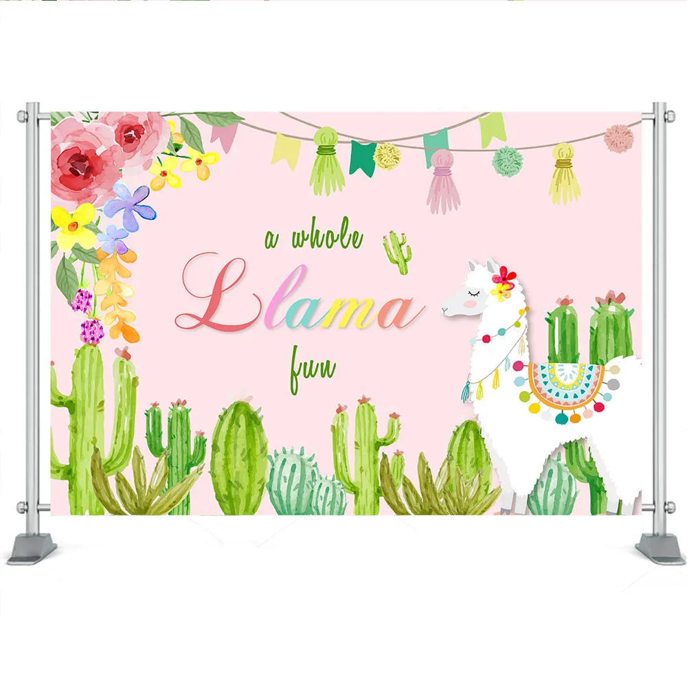 Кактус Мексиканская Baby Shower фон с изображением Кита для маленьких вечерние