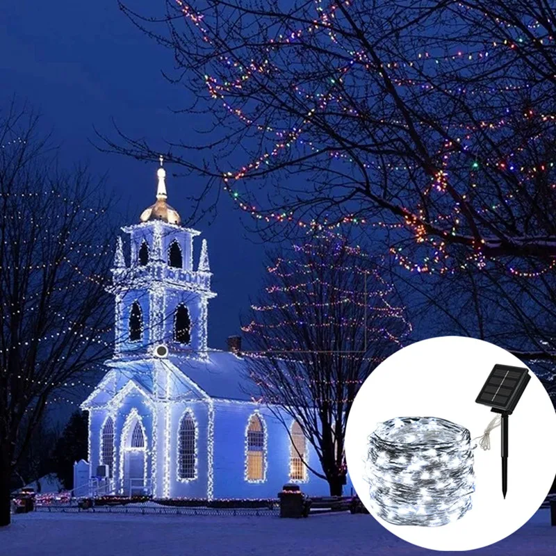 

10M/100 LED Solar String Garden Light Waterproof Outdoor Lighting Decoration Light Garden Decoration Wedding Decoration