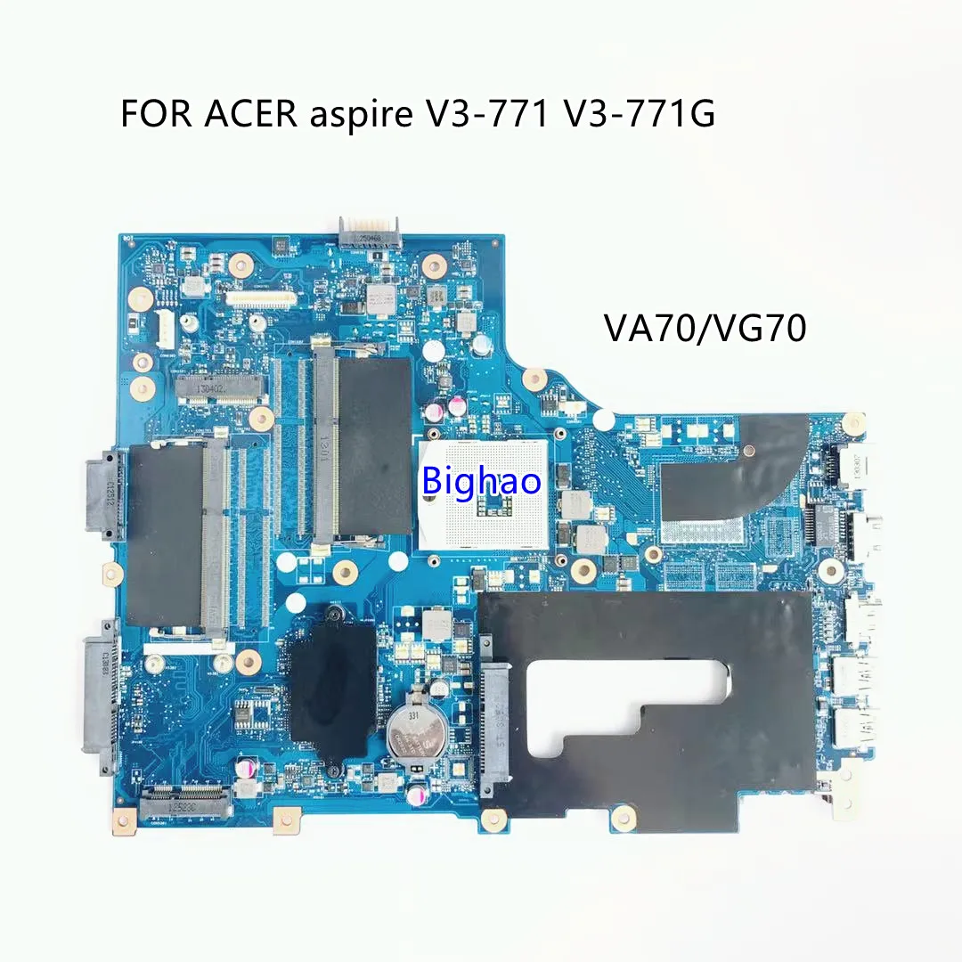

NBRYR11001 NB.RYR11.001 For Acer Aspire V3-731 V3-731G V3-771 V3-771G Laptop Motherboard VA70/VG70 REV2.1 HM77 DDR3 Fully Tested