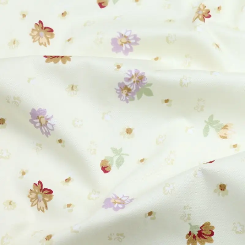Новая Цветочная детская ткань из 100% хлопка хлопковая Лоскутная Ткань для шитья