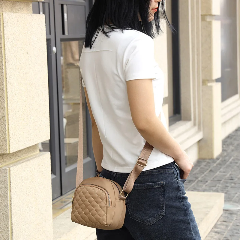 

Nylon Women Shoulder Bags Key Cell Phone Bag Fashion Pure Color Casual Tote Bag Canvas Handbag Crossbody Bags Sac Main Femme