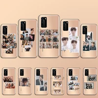 stray kids boy group kpop phone case transparent for huawei p 40 20 30 10 mate pro lite plus