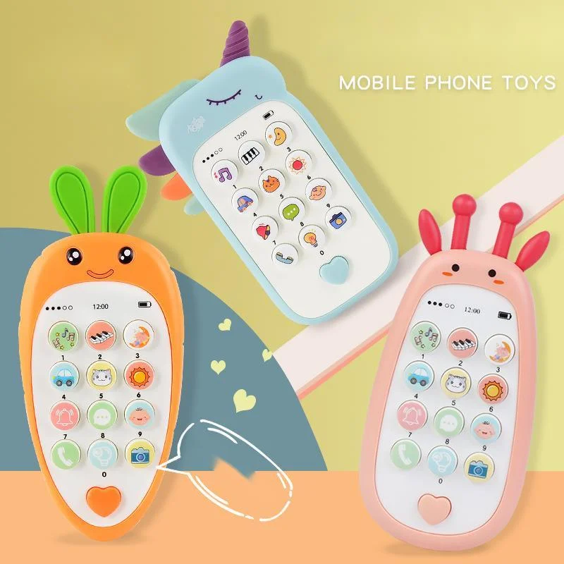Baby Telephone Phone Music Toy Sound Machine For For Kids Infant Early Educational Mobile Phone Gift