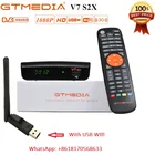 GTMEDIA V7S2X DVB-S2-цифра спутниковый телевизионный ресивер с USB WI-FI обновления от gtmedia v7s hd Full HD freesat v7 s2x нет приложения
